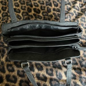 Dark grey square bag